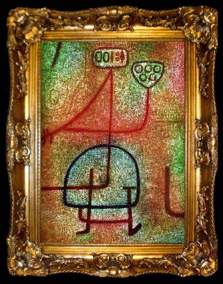 framed  Paul Klee la belle jardiniere, ta009-2